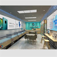Mobile Store Model Modern Modern Mobile Phone Store Free 3d Model 3D Model | VR File | 3DMili